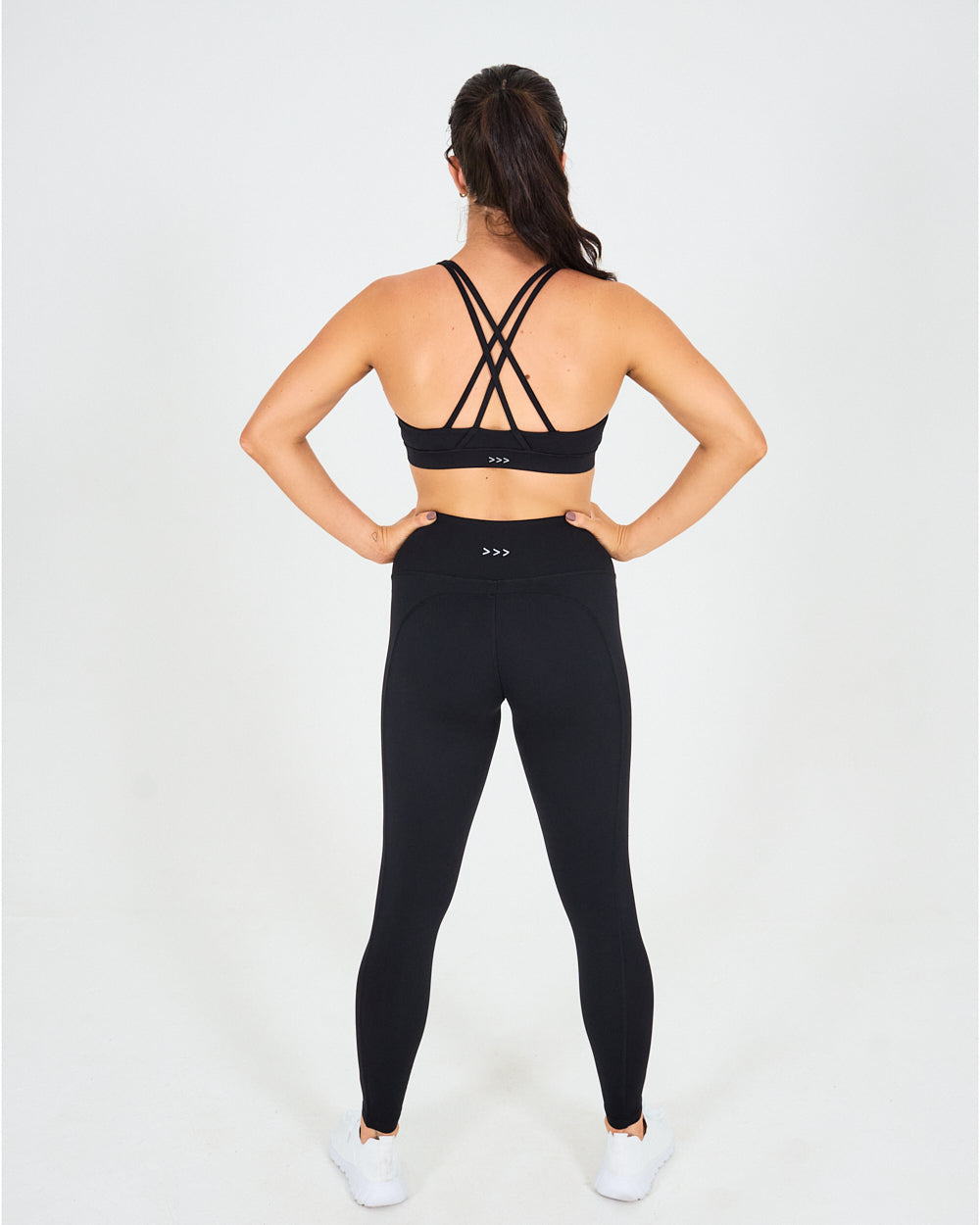 Womens Full Length Leggings - Black image 4