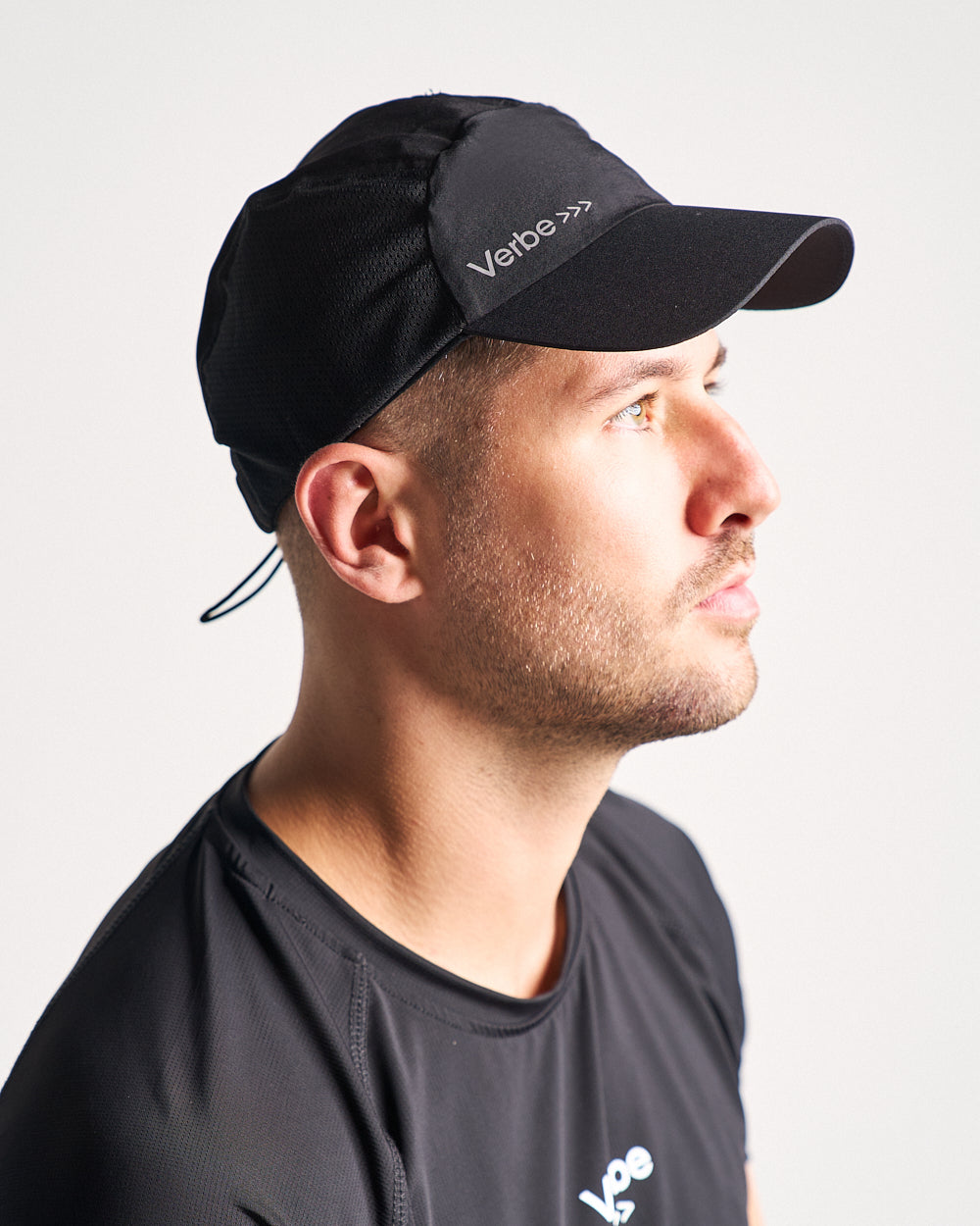 Verbe Technical Running Cap - Reflective - Black image 2