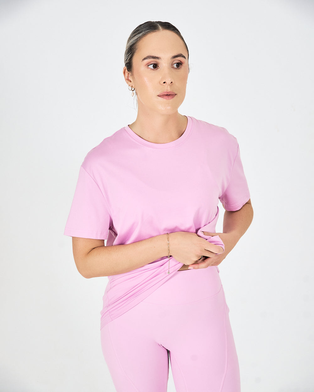 Womens Oversized Tee - Pastel Pink image 0