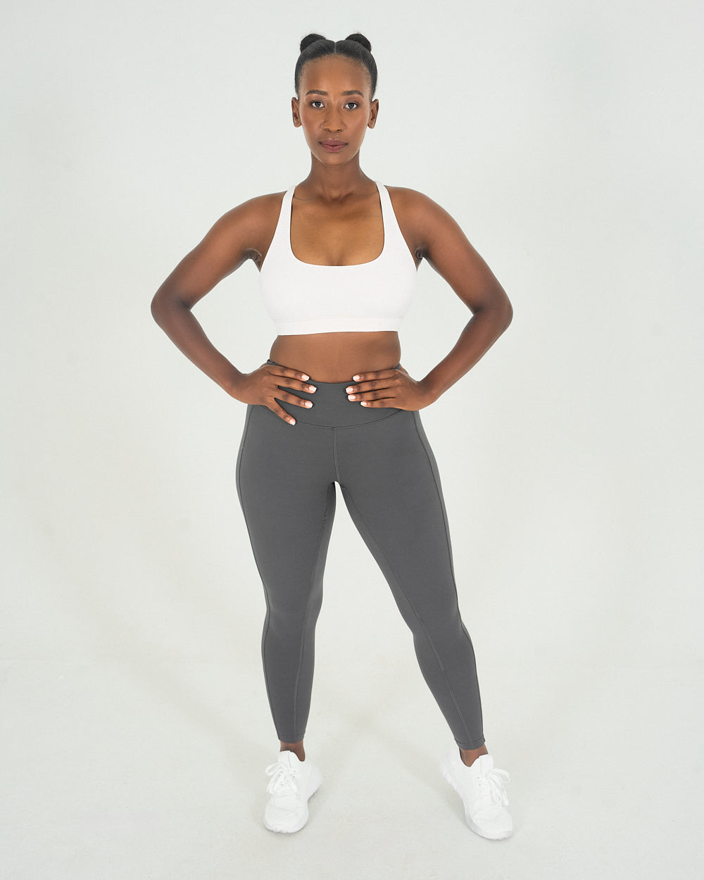 Womens Core Sports Bra - Vanilla White image 4