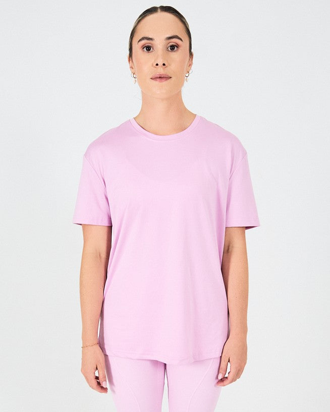 Womens Oversized Tee - Pastel Pink image 2