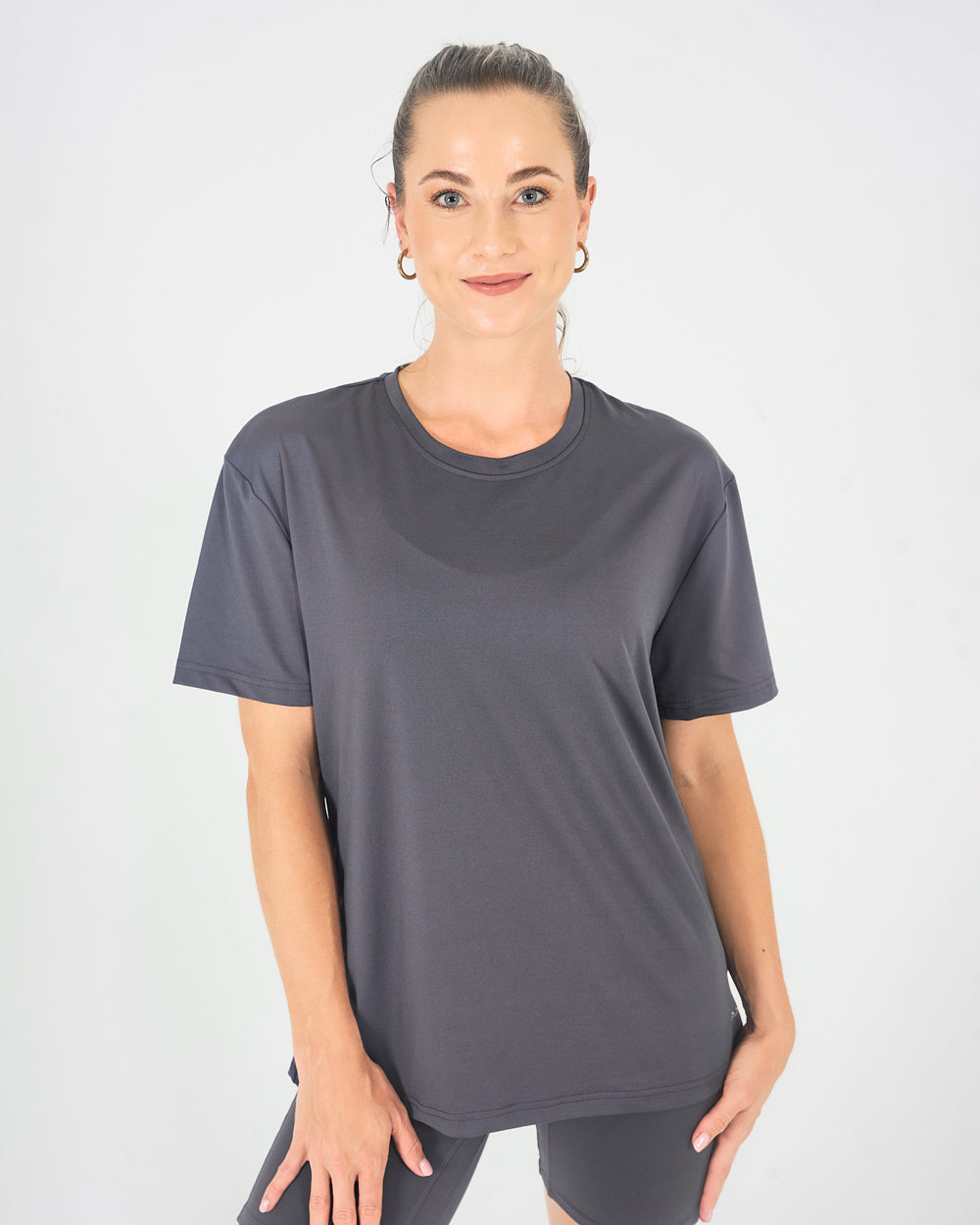 Womens Oversized Tee - Sapphire Grey image 0