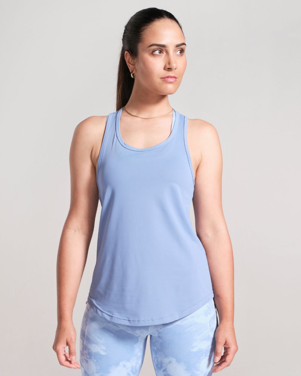 Racerback Tank - Pale Blue image 0