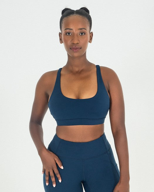 Womens Core Sports Bra - Navy image 0
