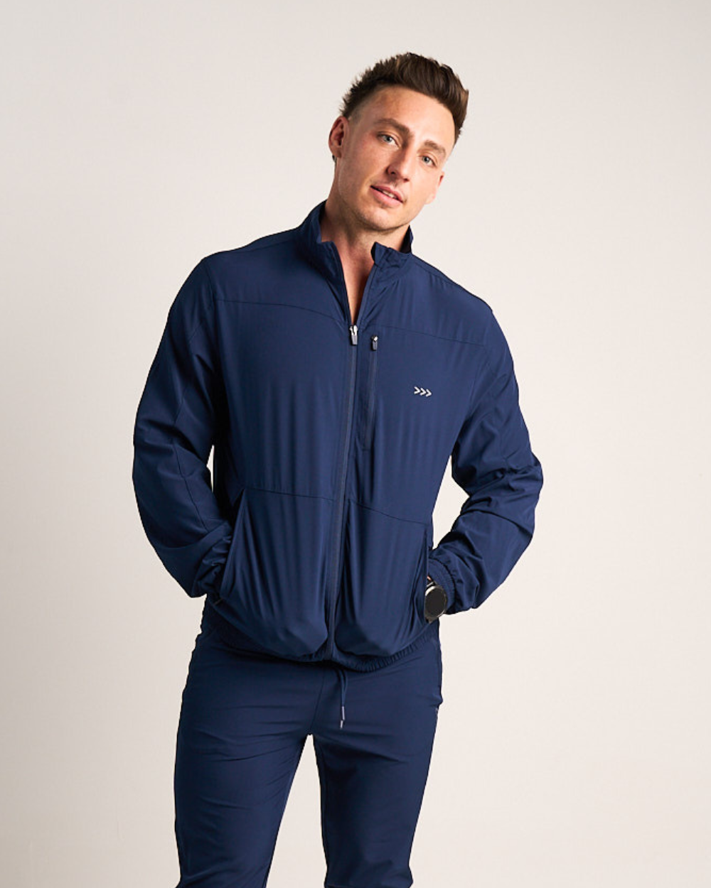 Mens Activ Jacket - Navy image 3