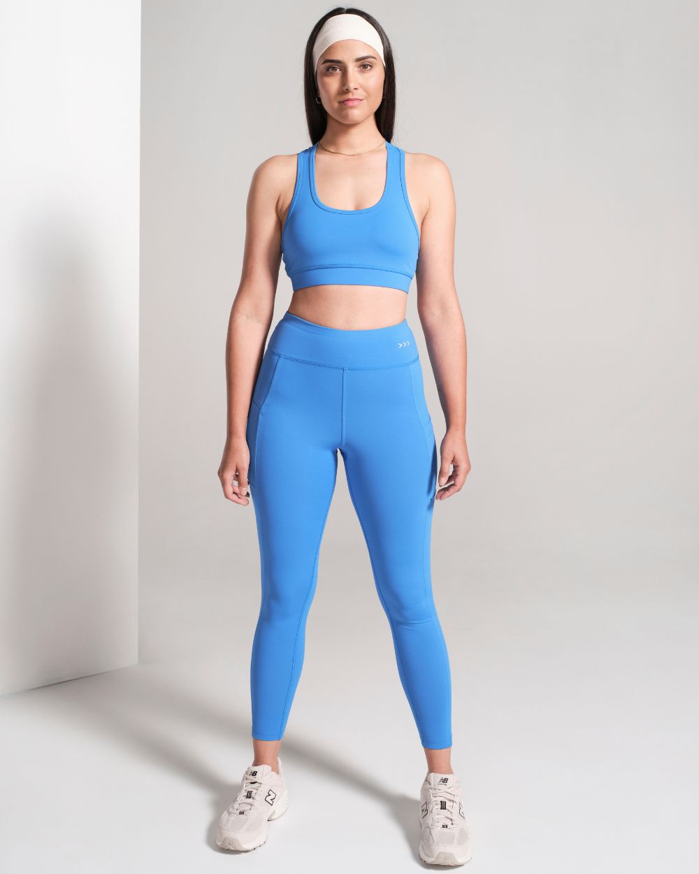 Racerback Sports Bra - Bright Blue image 4