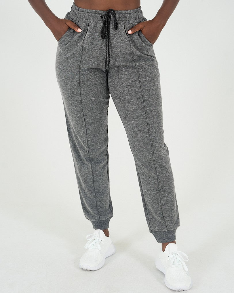 Womens Scuba Joggers - Charcoal Melange image 0