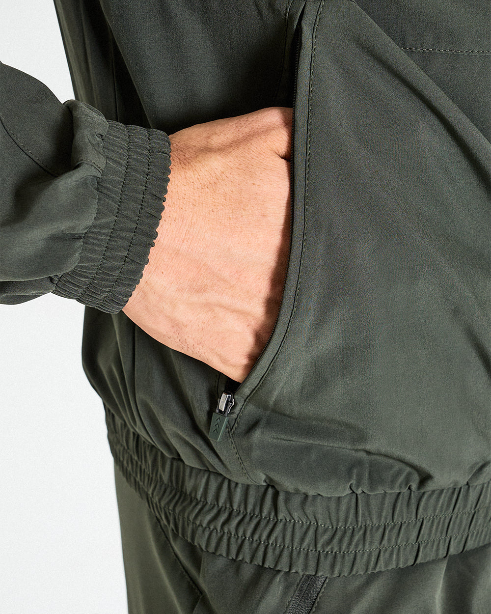 Mens Activ Jacket - Olive Green image 4