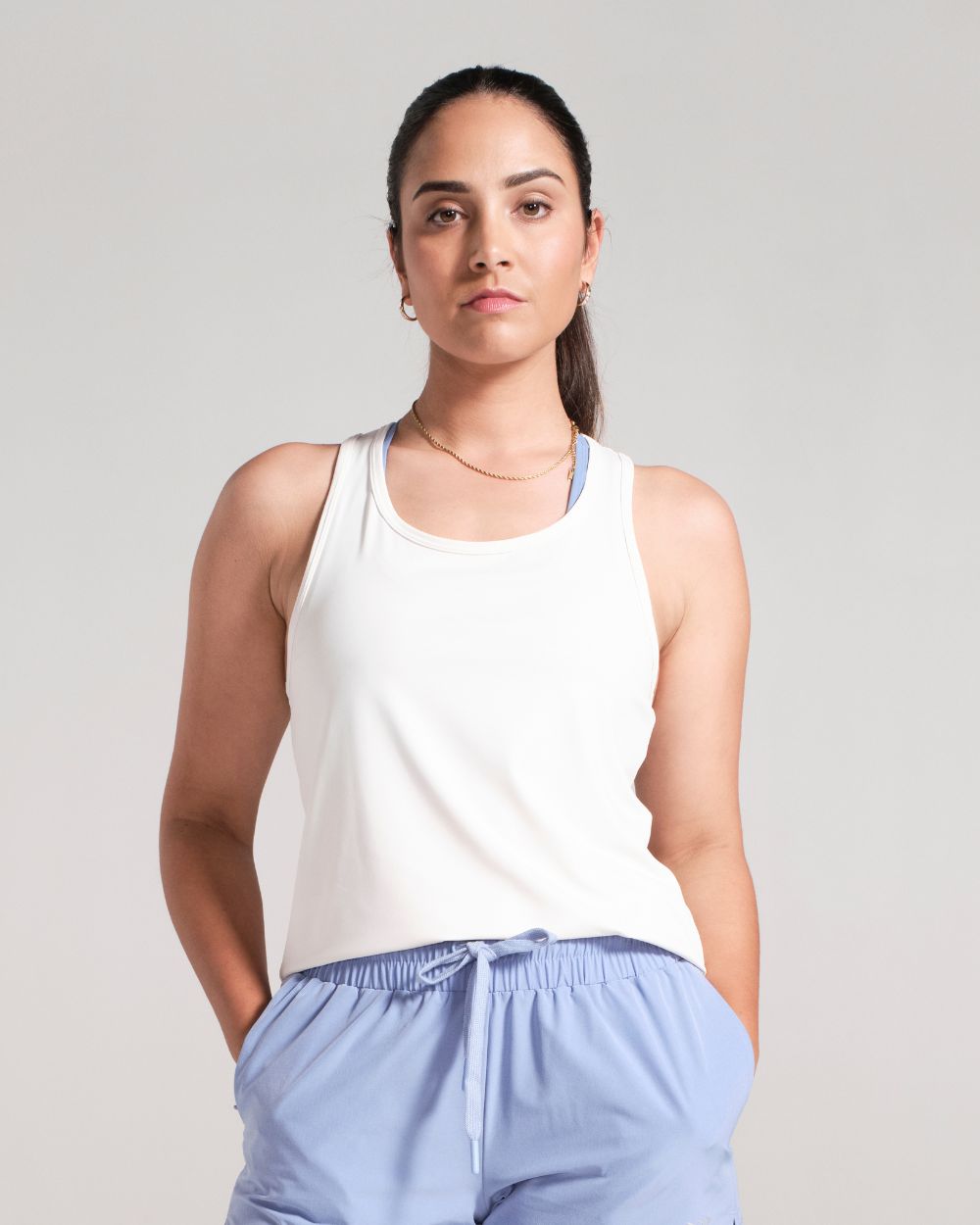 Racerback Tank - Off White image 0