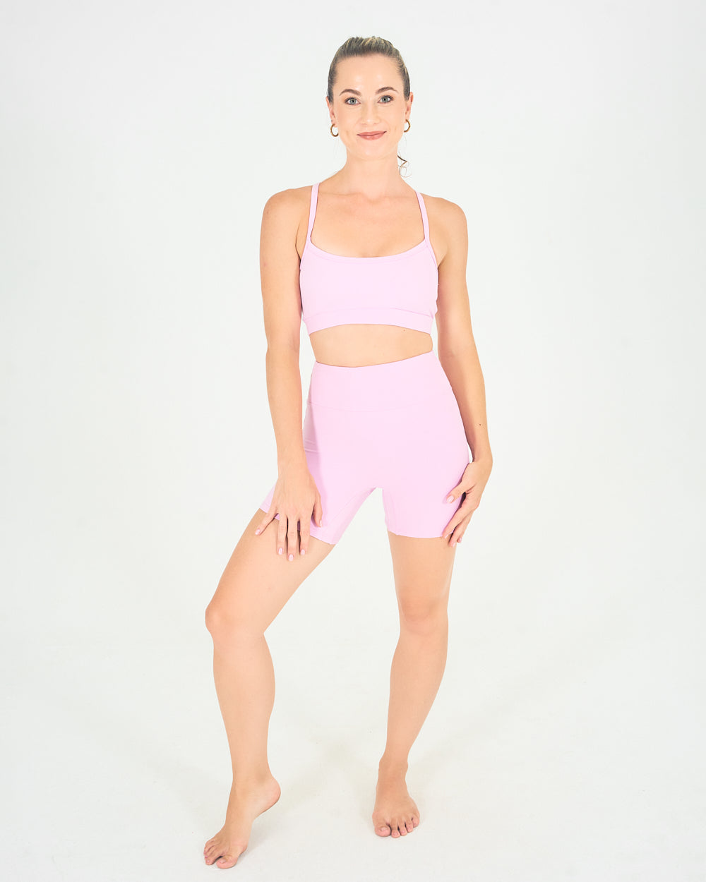 Womens Hot Shorts - Pastel Pink image 5
