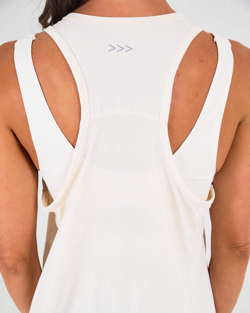Womens Racerback Tank Top - Vanilla White image 4