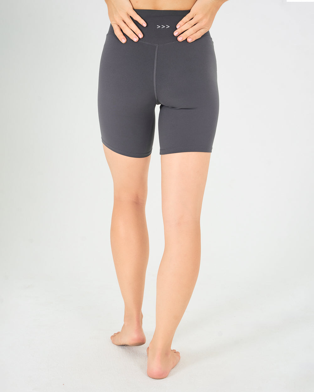 Womens Mid-Thigh Shorts - Sapphire Grey image 2