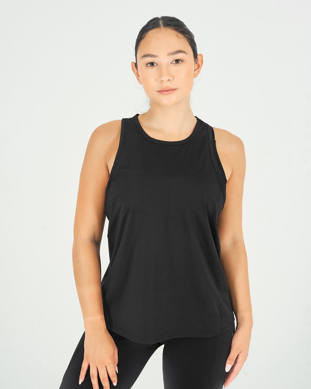 Womens Racerback Tank Top - Black image 0