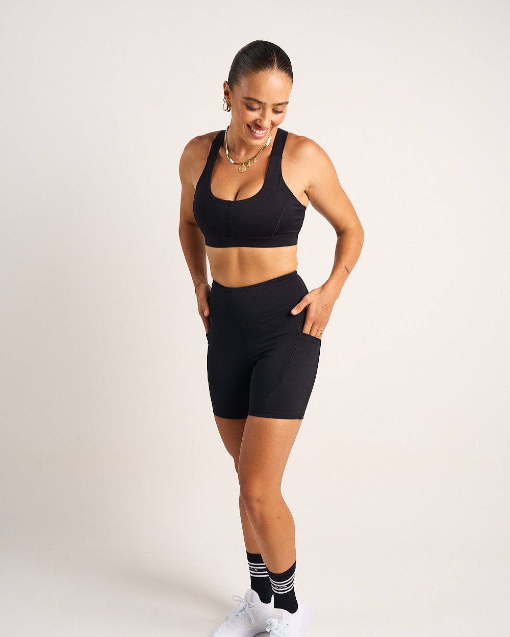 Womens High Impact Sports Bra - Black image 5