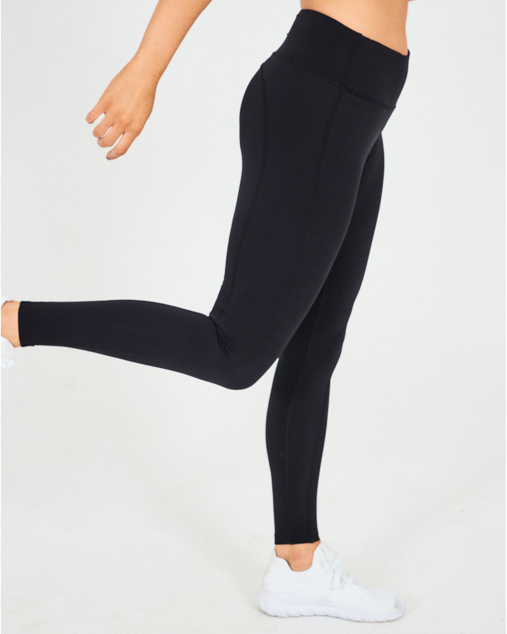 Womens Full Length Leggings - Black image 3