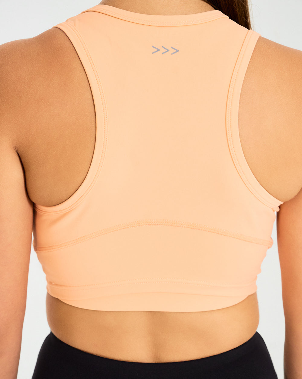 Womens Cropped Vest - Sunrise Peach image 3