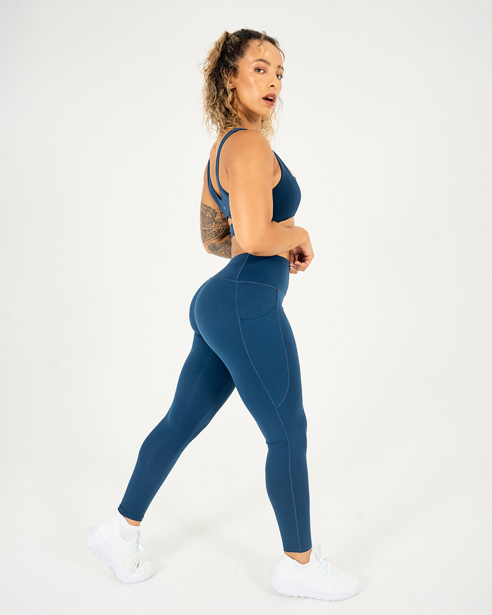 Womens Core Leggings - Navy image 5