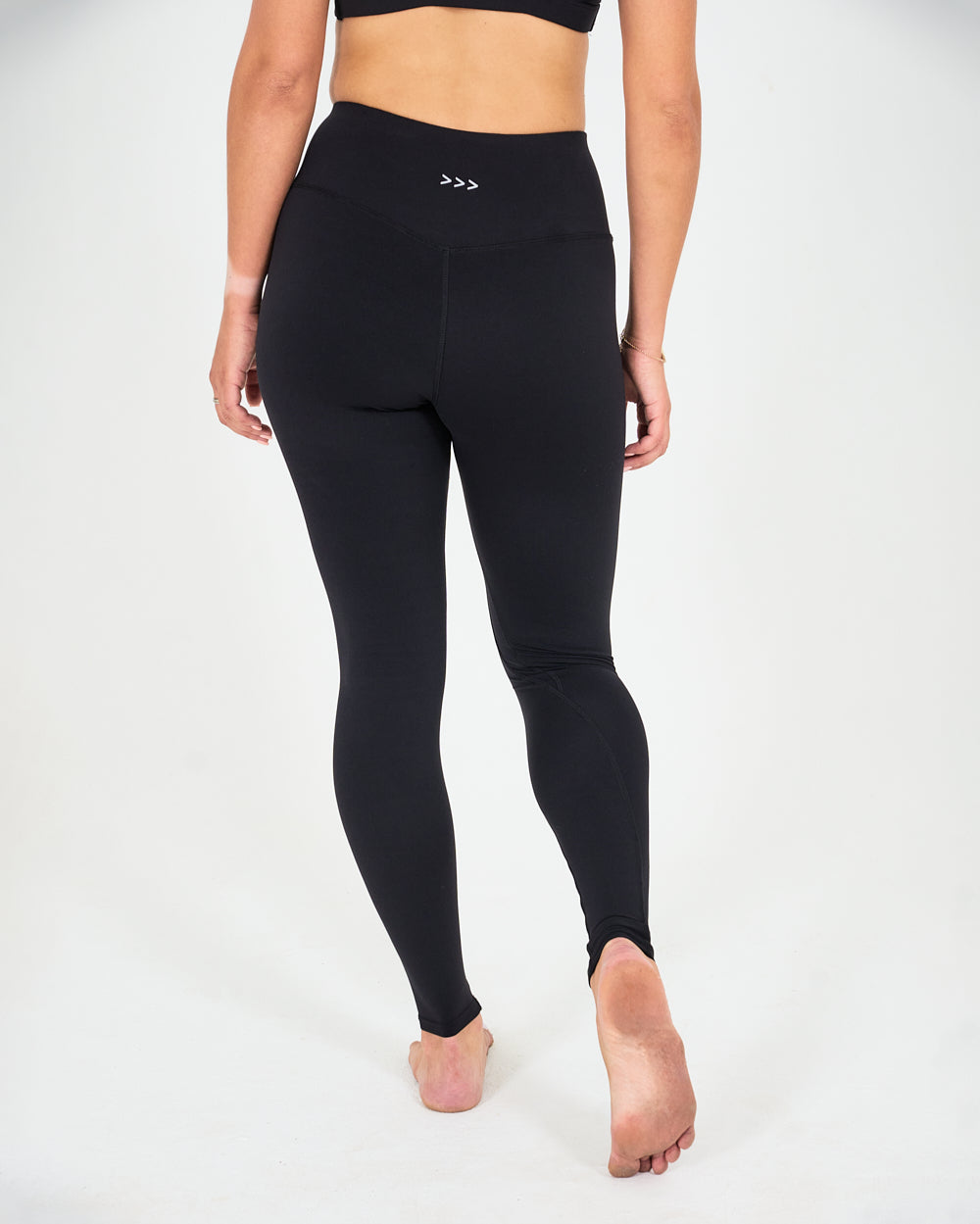 Womens Full Length Leggings - Black image 2
