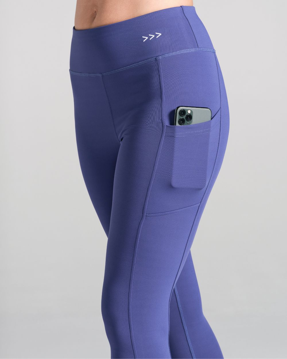 7/8 Leggings - Electric Blue image 4