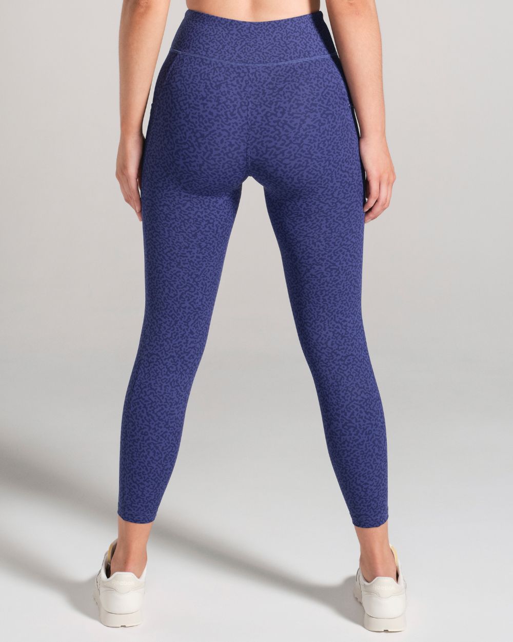 Printed 7/8 Leggings - Electric Blue image 2