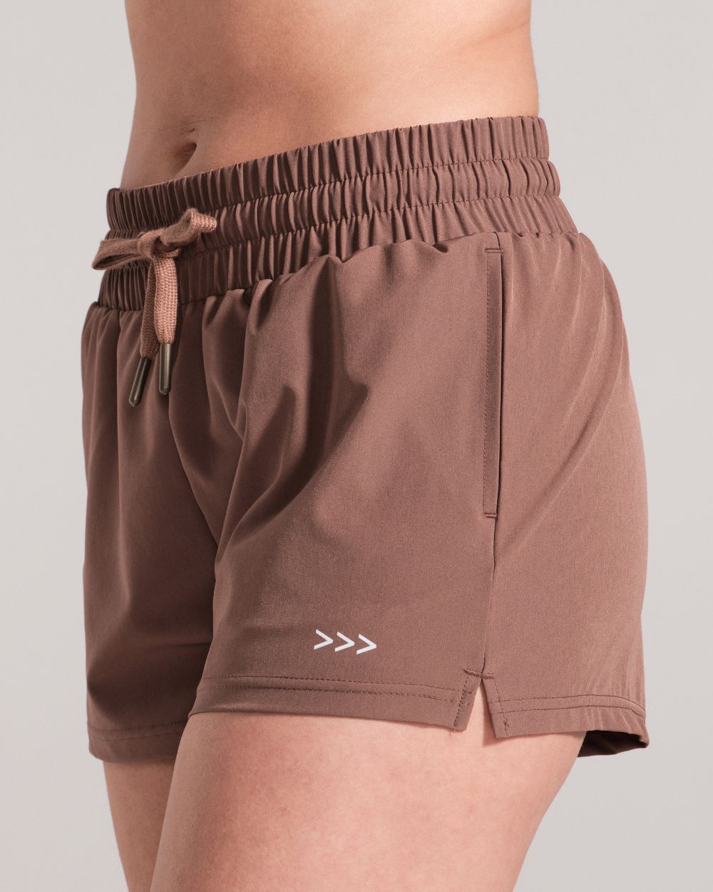 Gym Shorts - Brown image 3