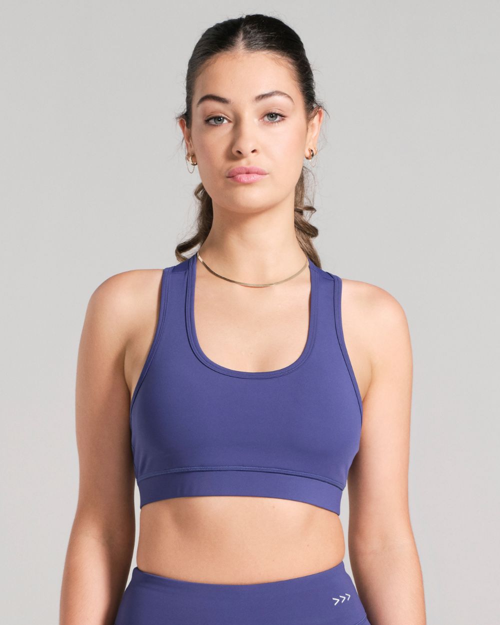 Racerback Sports Bra - Electric Blue image 0