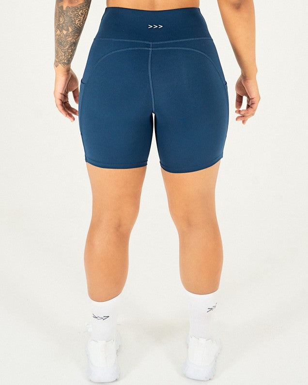 Womens Bike Shorts - Navy image 2