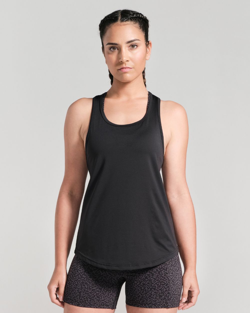 Racerback Tank - Black image 0