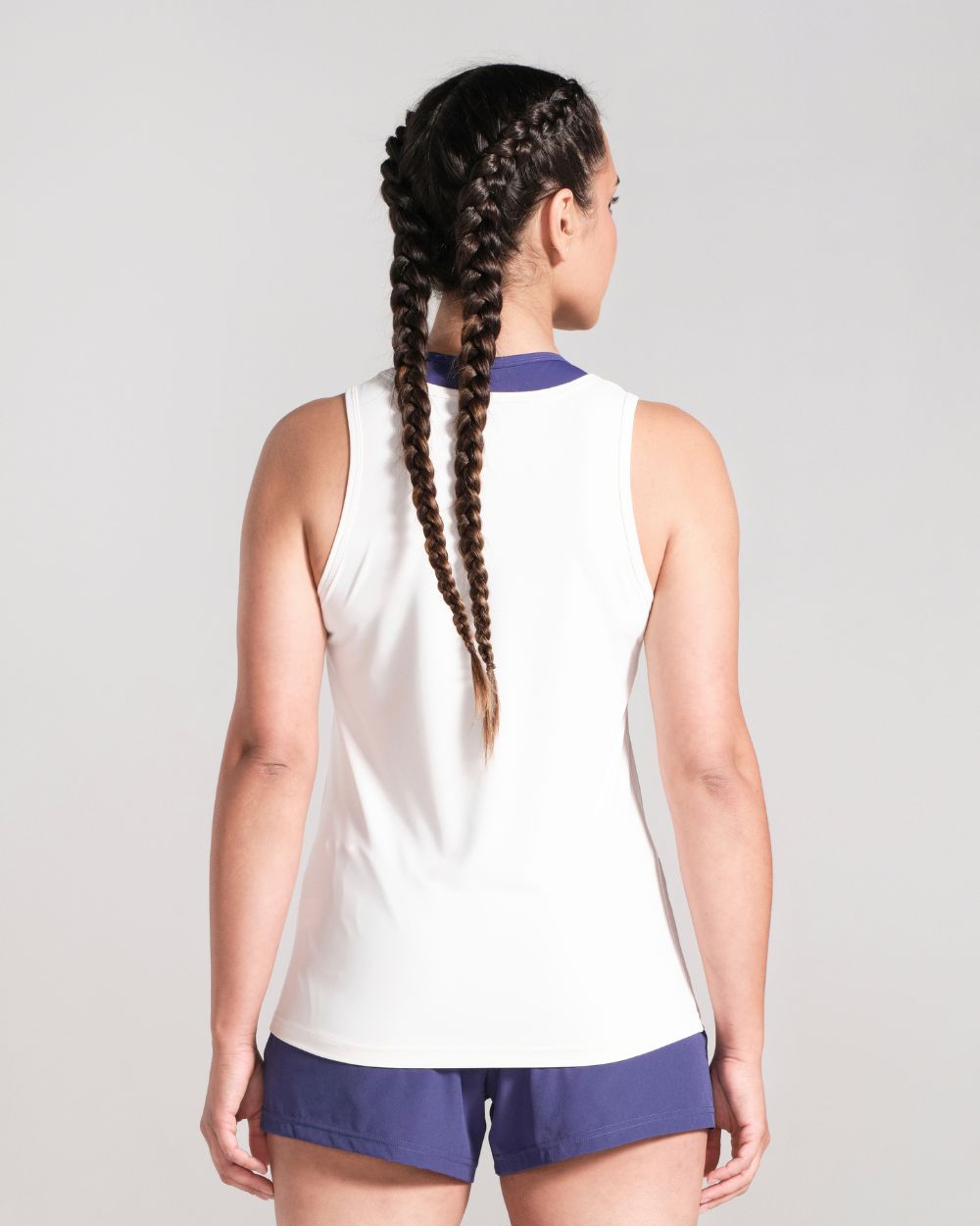 Gym Tank Top - Off White image 2