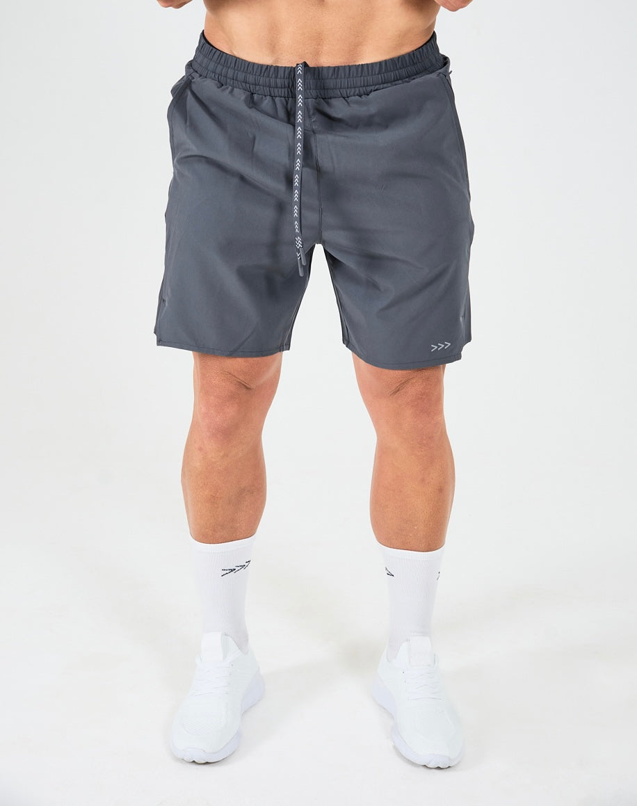 Mens Core 7-Inch Shorts - Grey image 0