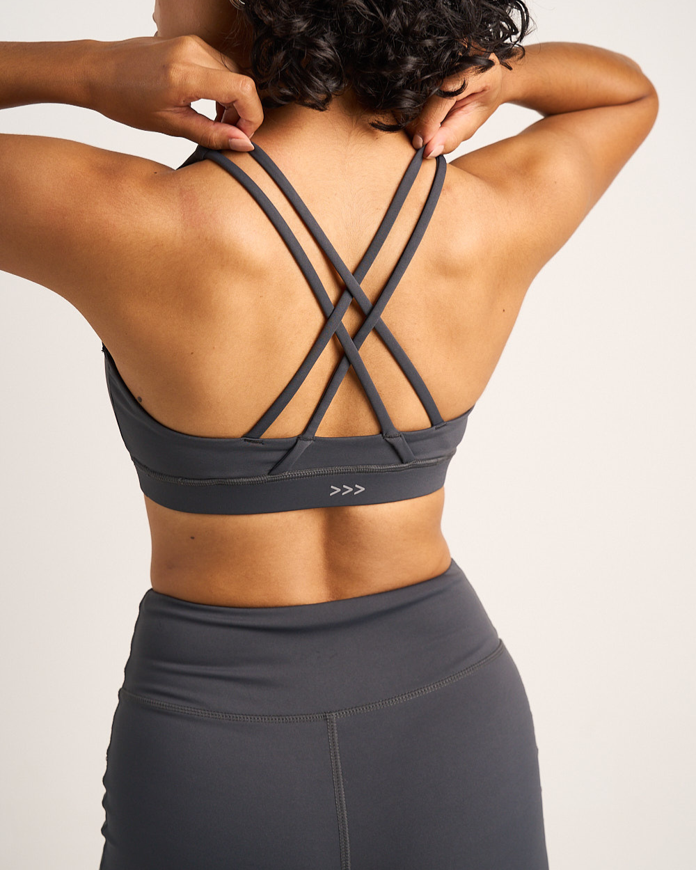 Womens Core Sports Bra - Charcoal image 4