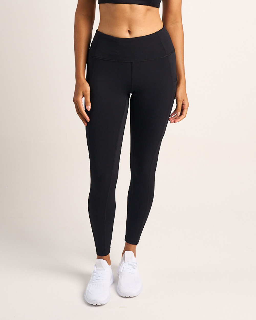 Womens Active Leggings - Black image 0