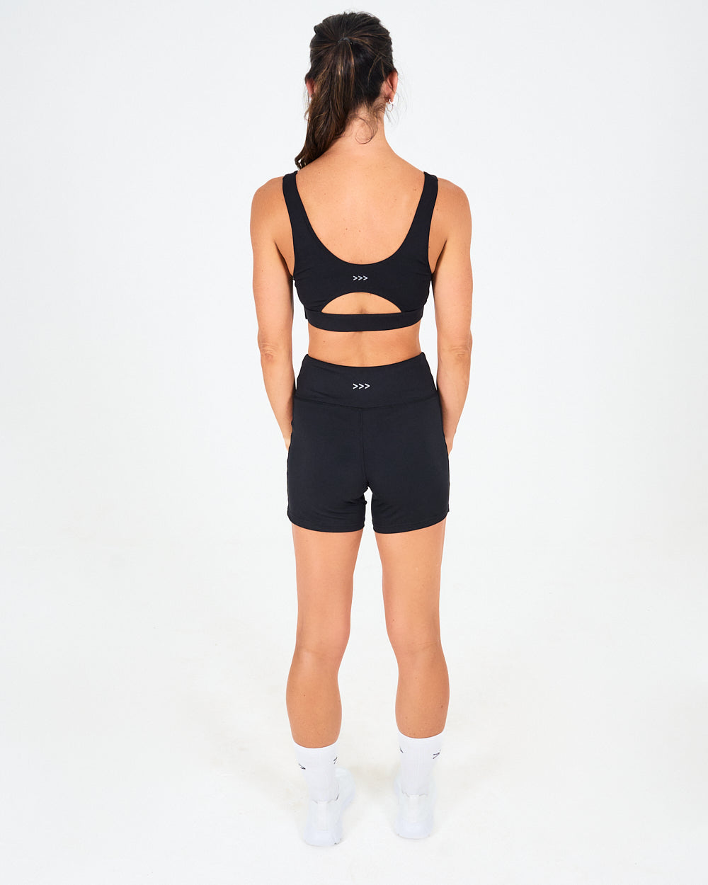 Womens Hot Shorts - Black image 3