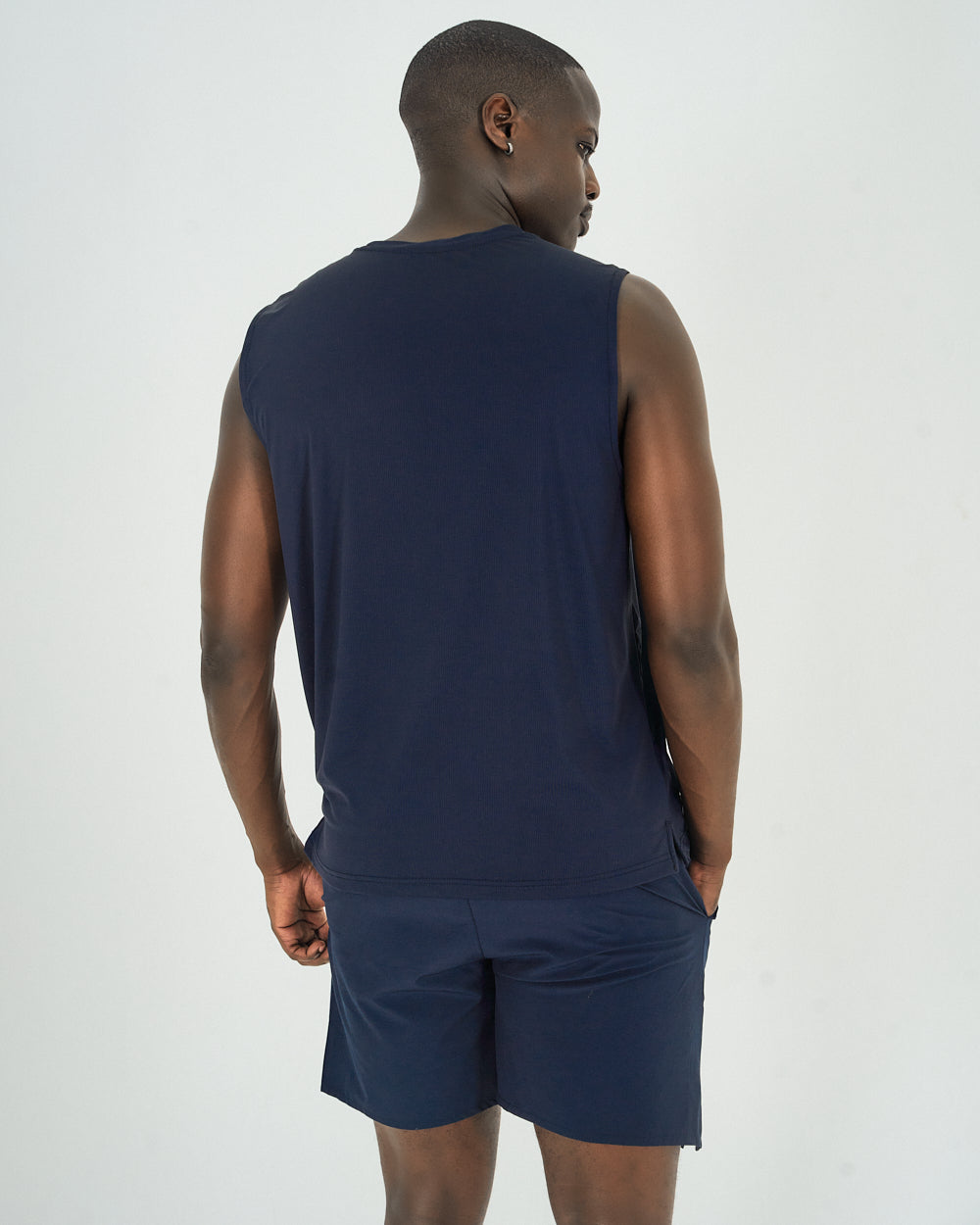 Mens Tank Top - Navy image 3