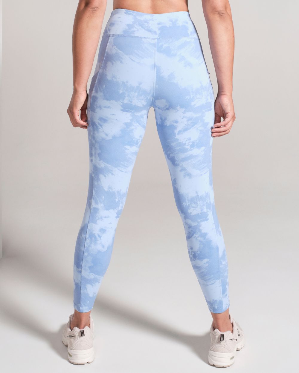 Printed 7/8 Leggings - Pale Blue image 2