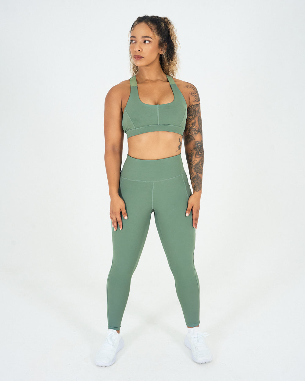 Womens Core Leggings - Forest Green image 5