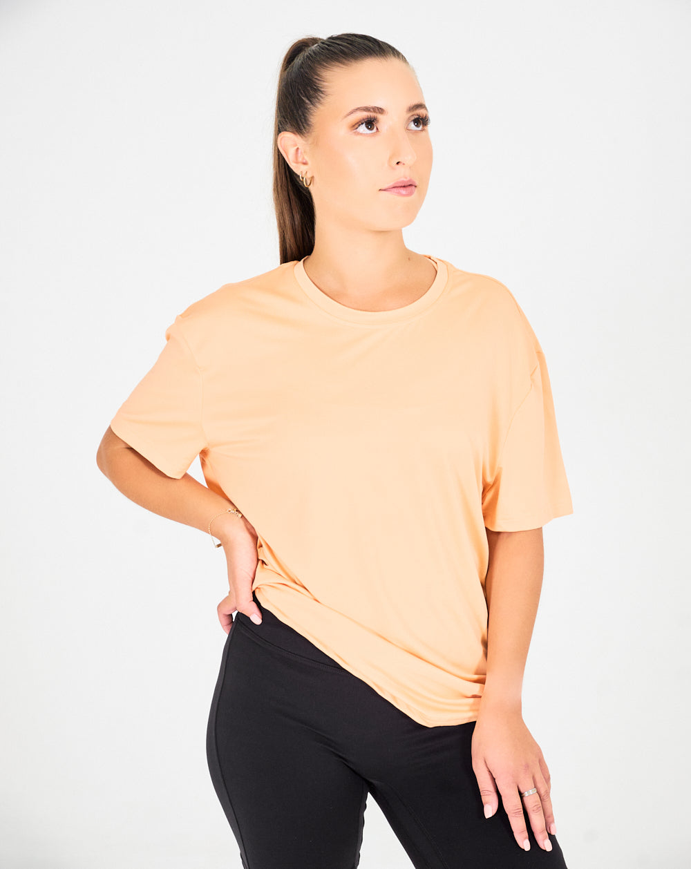 Womens Oversized Tee - Sunrise Peach image 0