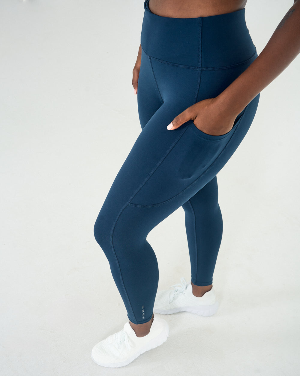 Womens Active Leggings - Navy image 2