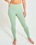 Womens Full Length Leggings - Sage Green image 0
