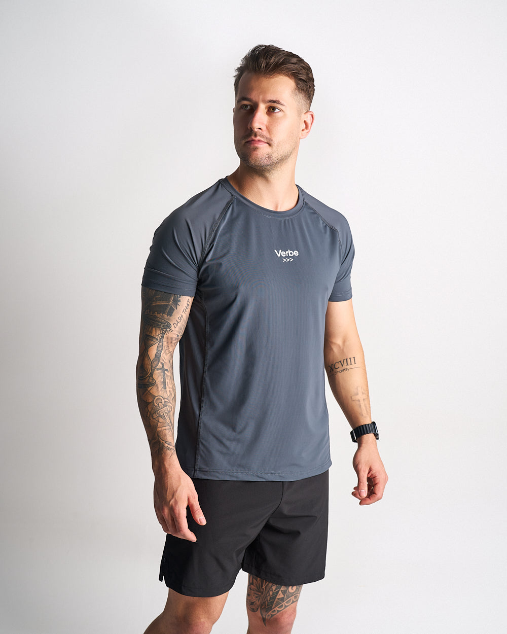 Mens Essential Tee - Charcoal image 2