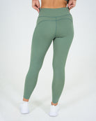 Womens Active Leggings - Forest Green image 2