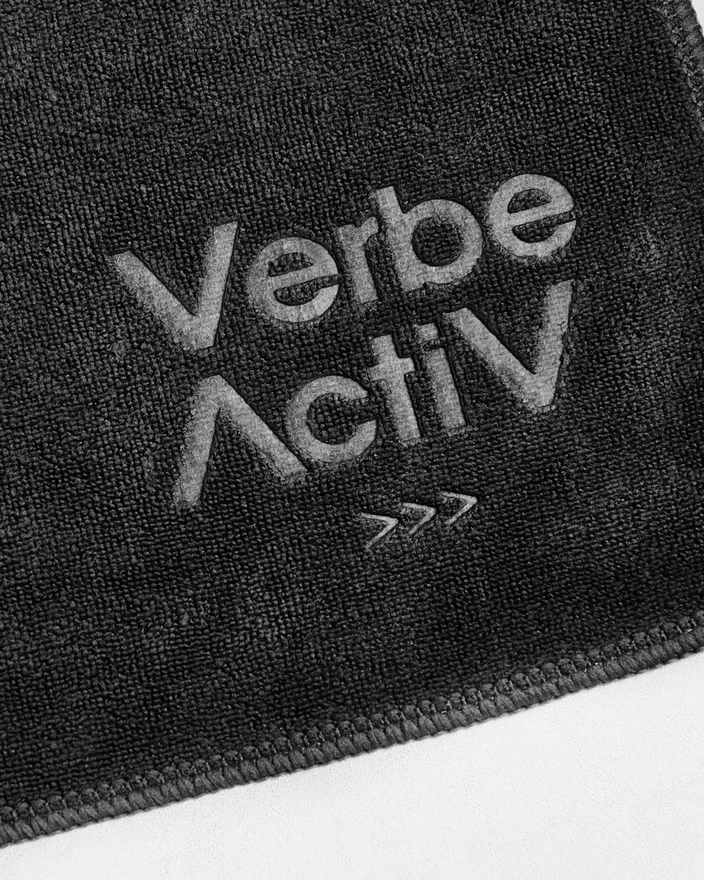 Golf Towel - Black (50cm H x 37cm L) image 3