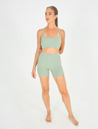 Womens Y Back Sports Bra - Sage Green image 5