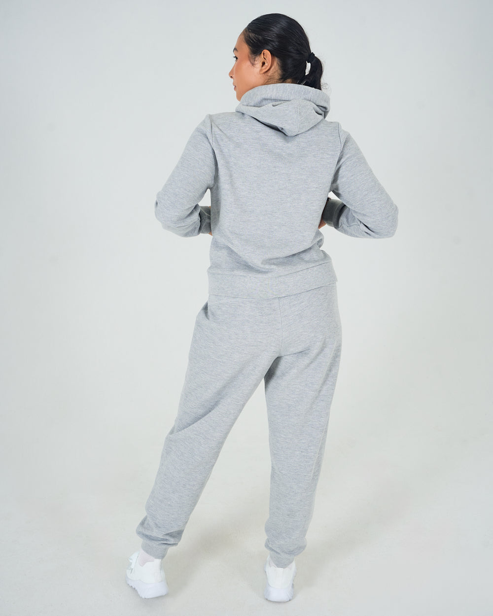 Womens Scuba Joggers - Grey Melange image 2