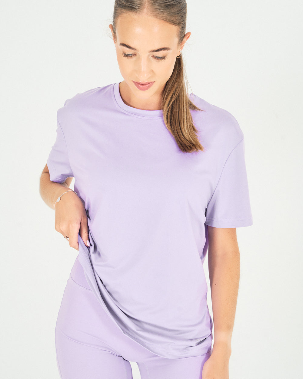Womens Oversized Tee - Lilac image 0