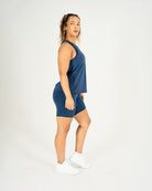 Womens Racerback Tank Top - Navy image 4