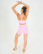 Womens Y Back Sports Bra - Pastel Pink image 4