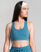 Racerback Sports Bra - Teal image 0