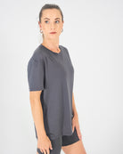 Womens Oversized Tee - Sapphire Grey image 2