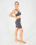 Womens Strappy Sports Bra - Sapphire Grey image 5